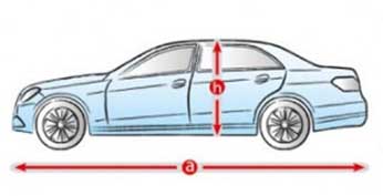 rozmer plachta na auto